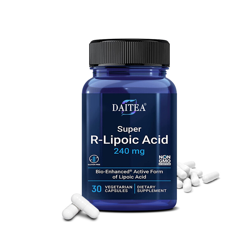 R-Lipoic Acid-Maintain Cellular Energy,Non Gmo Gluten Free 30/60/120 Capsules