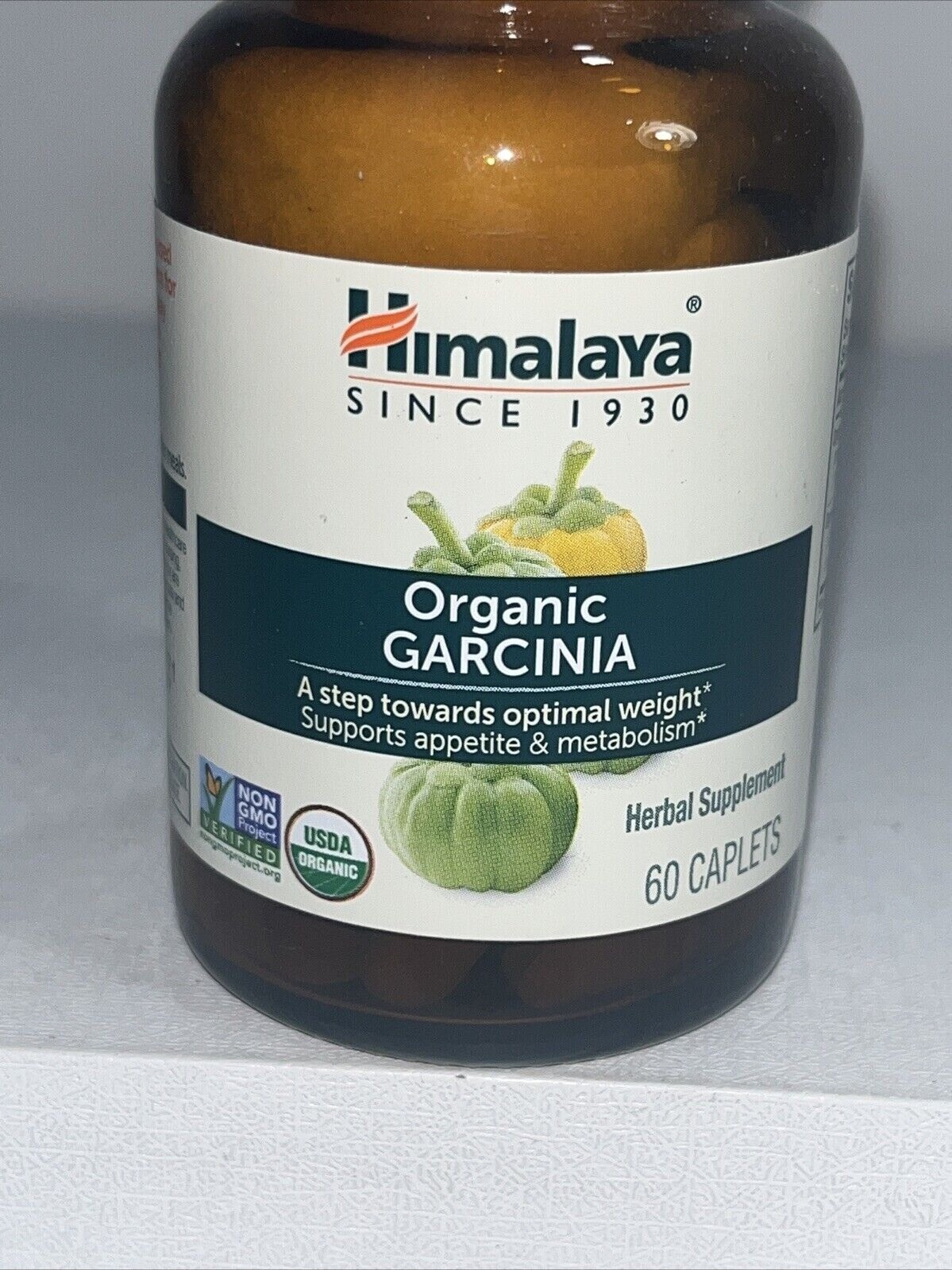 Organic Garcinia Herbal Supplement, 60 Caps, Sealed/ Exp 06/2027