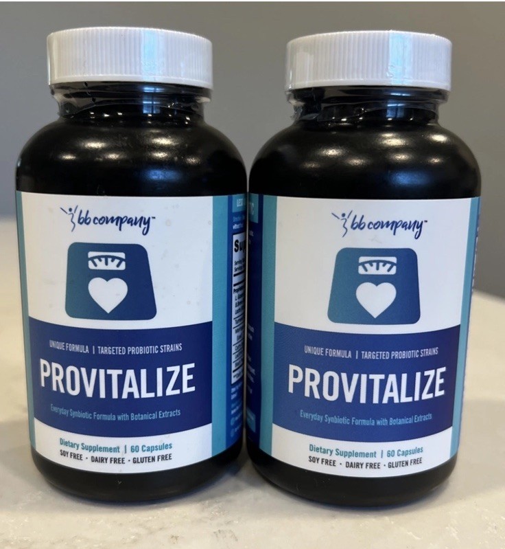 *2 PACK* Better Body Co. Provitalize Probiotic Expires 01/2027 New Sealed