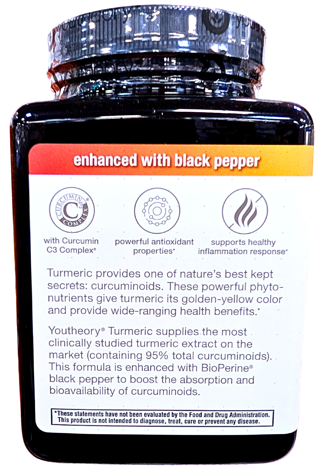 Youtheory Turmeric Extra Strength Capsules 150 Count EXP 04/2028