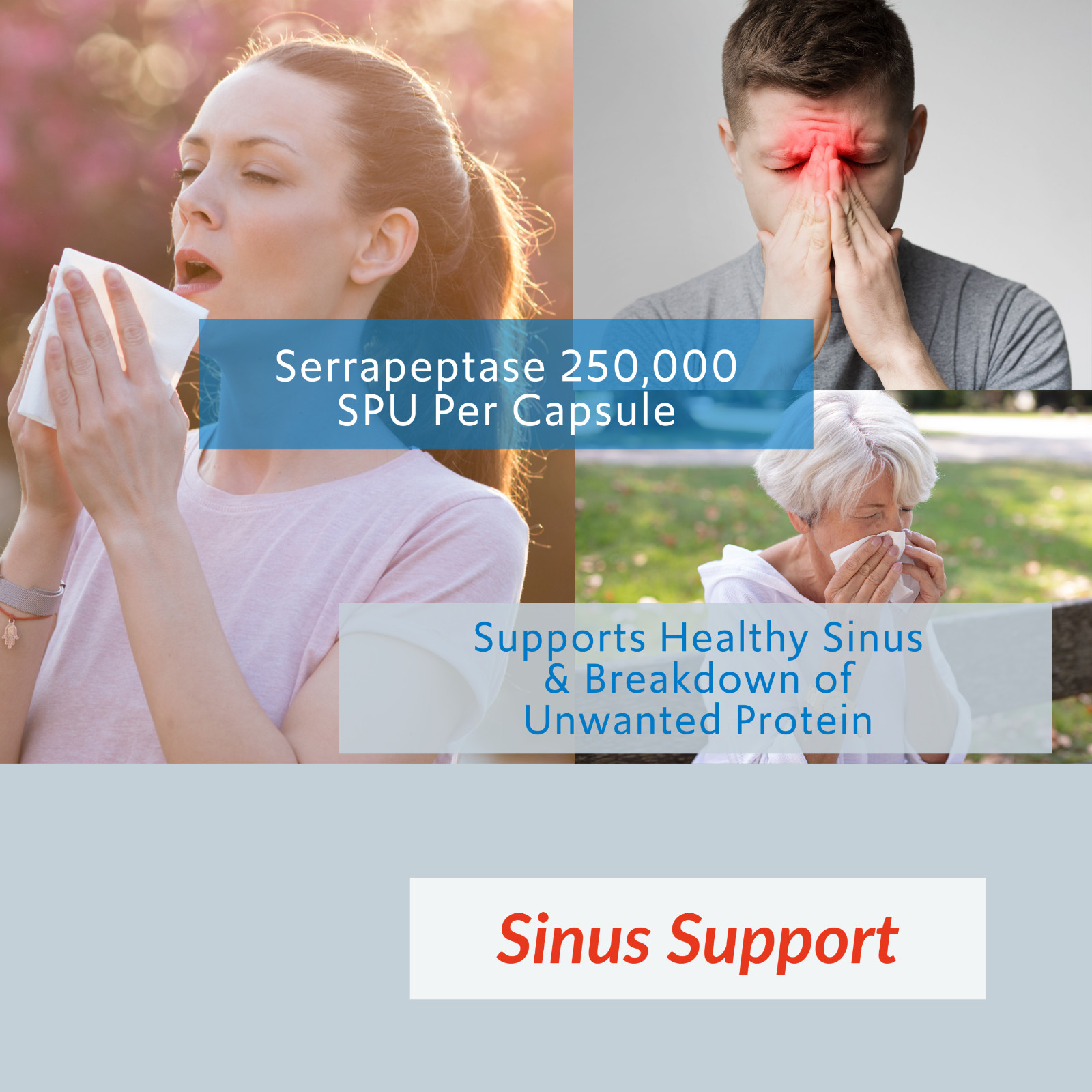 iSerra 250,000 SPU Serrapeptase Enzyme – 90 Delayed Release Capsules