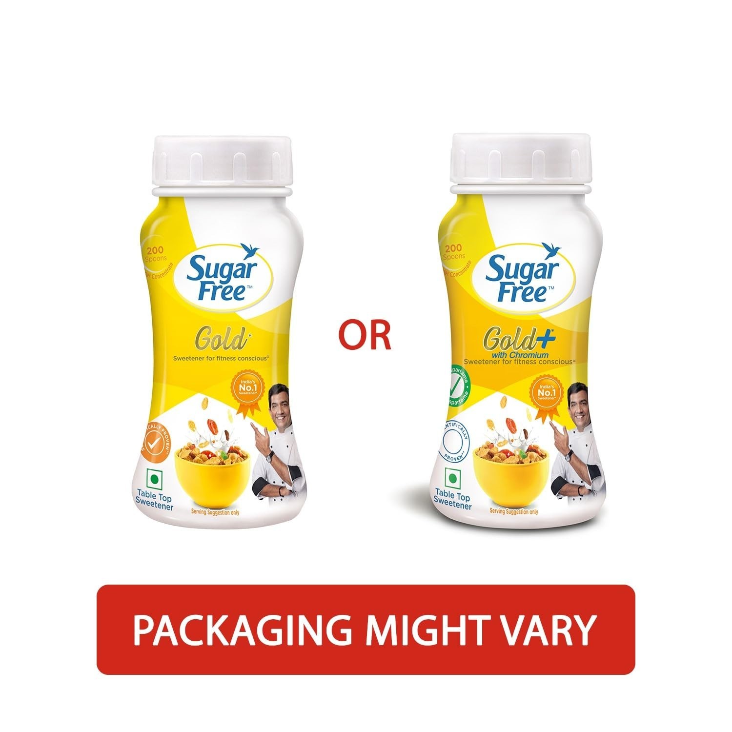 Sugar Free Gold Low Calorie Sweetener – Pack of 2 (100gm x 2), Jar