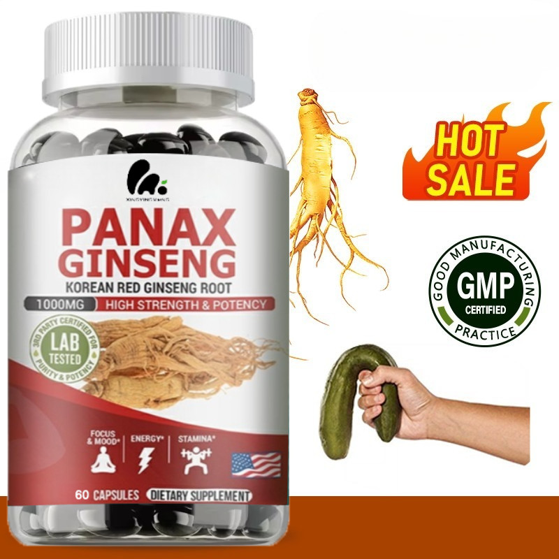 Ginseng Capsules – 100% natural – improves physical function -endurance NEW