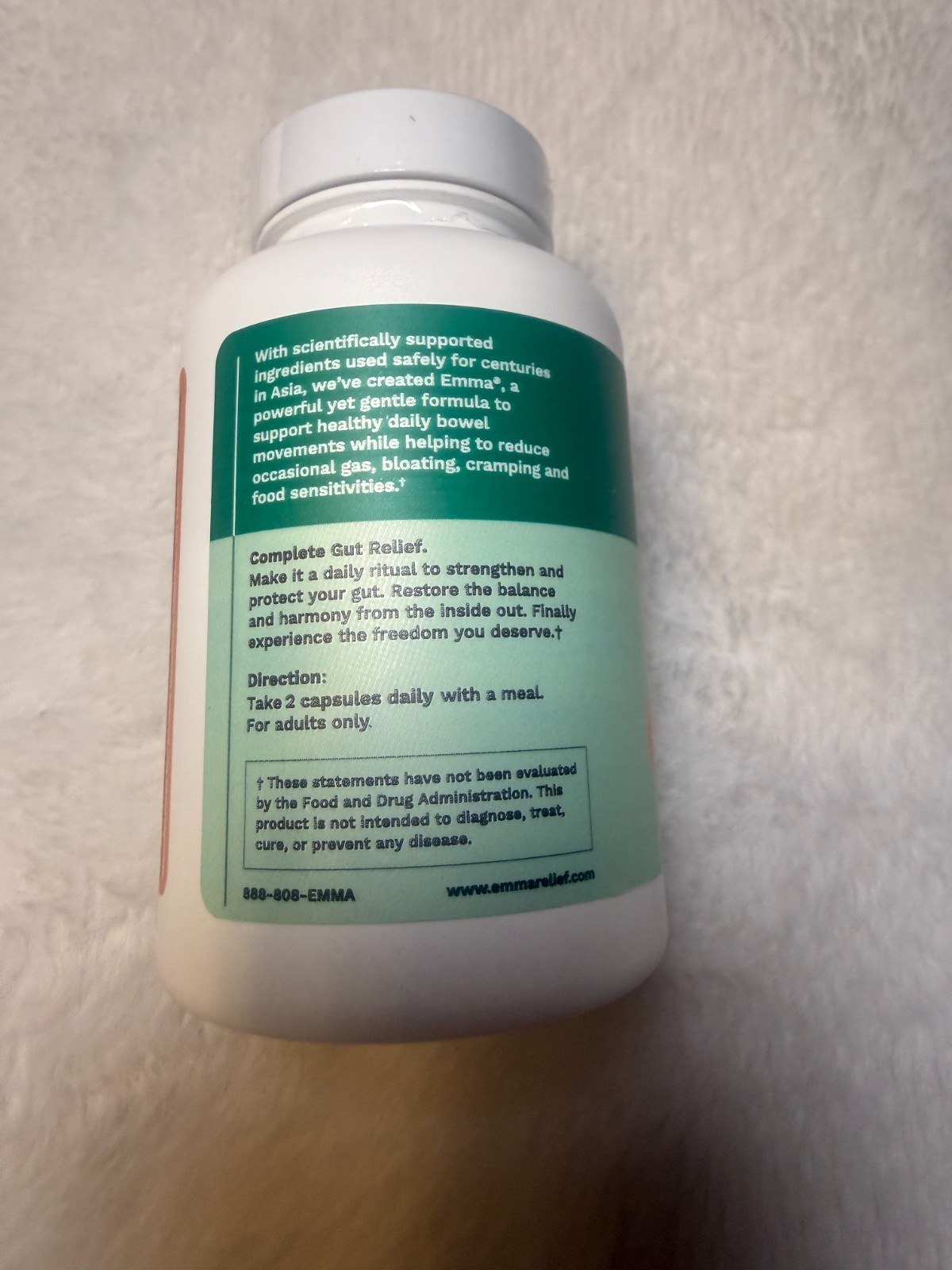 Emma Enclave BioActives Digestive Support Supplement 60 Capsules New Exp 12/27
