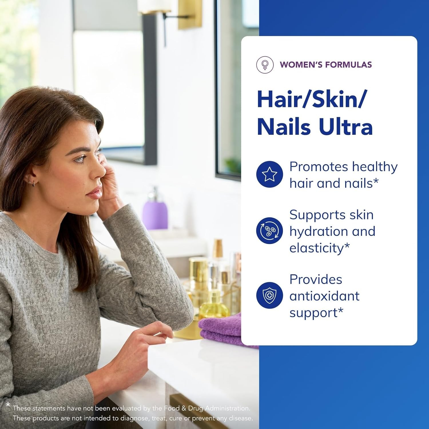 Hair/Skin/Nails Ultra Advanced Beauty Supplement – Biotin & Collagen Supplement