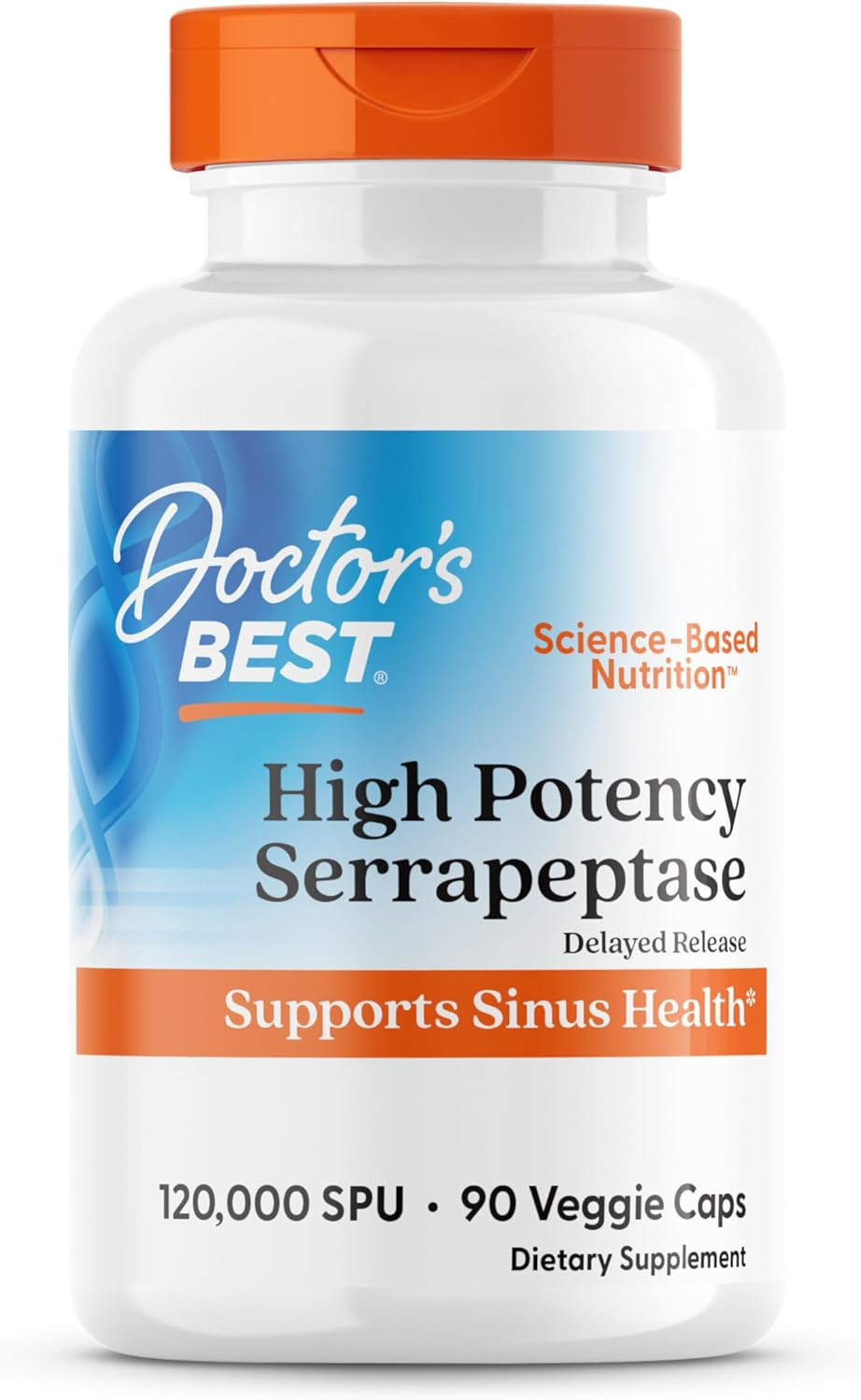 Serrapeptase Supplement for Men & Women – Proteolytic Enzyme for Sinus & Immune