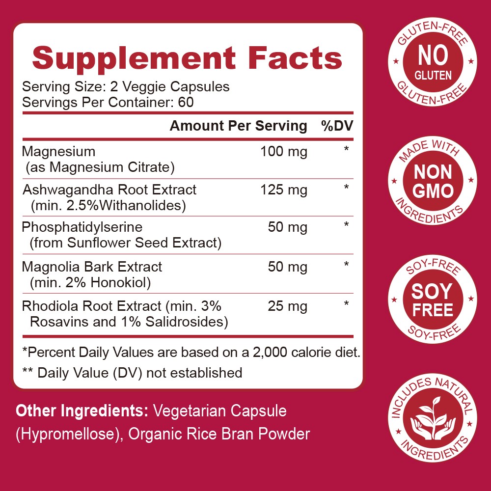 Cortisol Supplements Cortisol Blocker Stress Relief Sleep Aid Adrenal Support