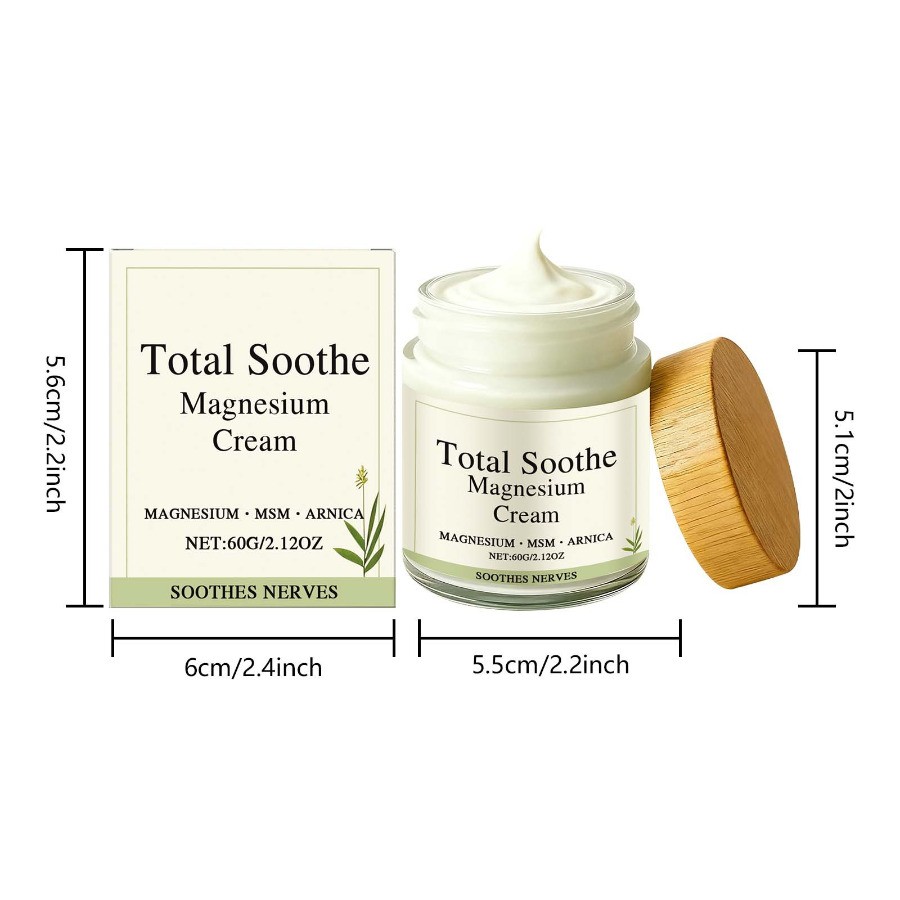 Total Soothe Magnesium Cream Total Relief Magnesium Creams Nerve Pain Relief~