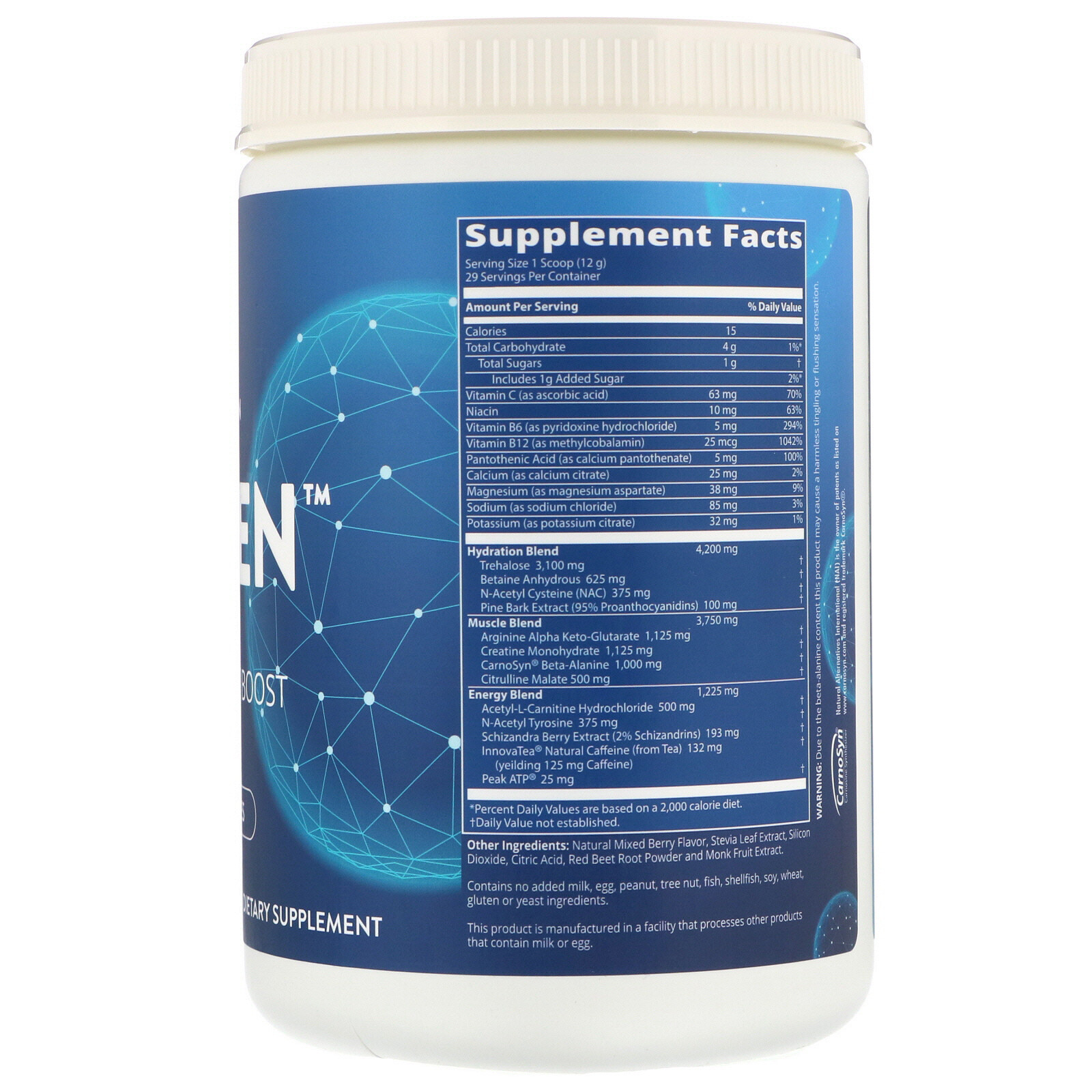 MRM Driven, Pre-Workout Boost Powder