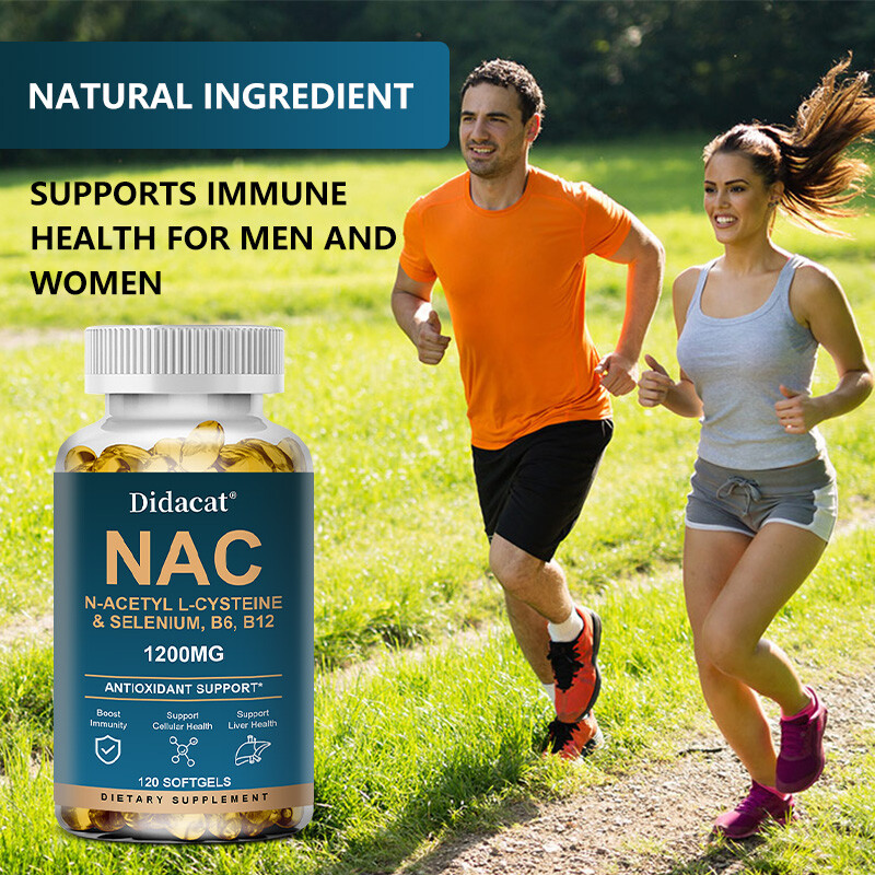 N-Acetyl-L-Cysteine (NAC) 1,200mg capsules Support Liver Health