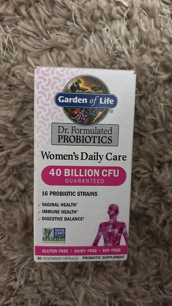 Garden of Life Women’s Daily Care Probiotic 40 Billion CFU 30 Capsules – New