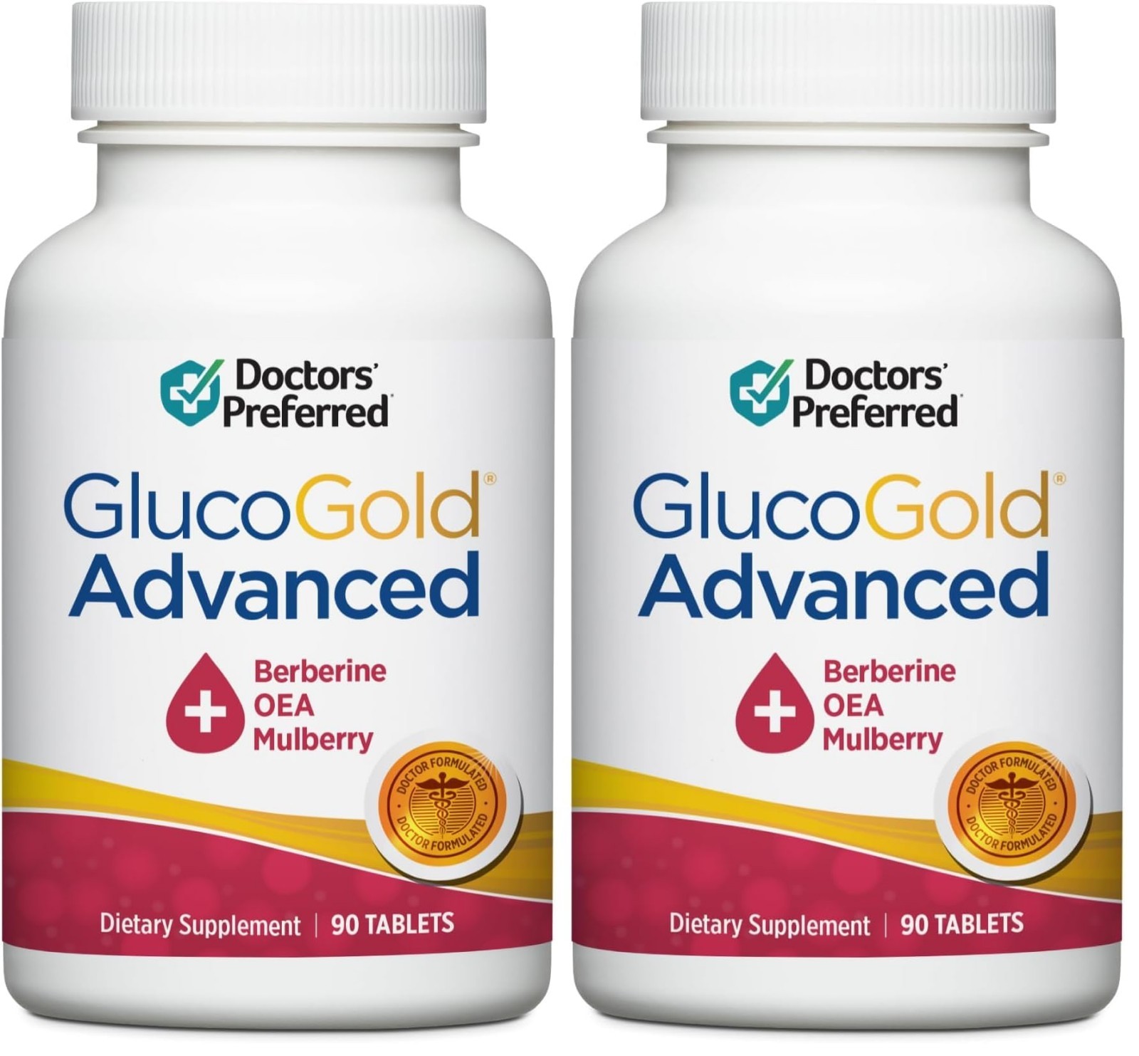 GlucoGold Advanced Berberine 1000mg with Cinnamon & Chromium – 180 Tablets Total