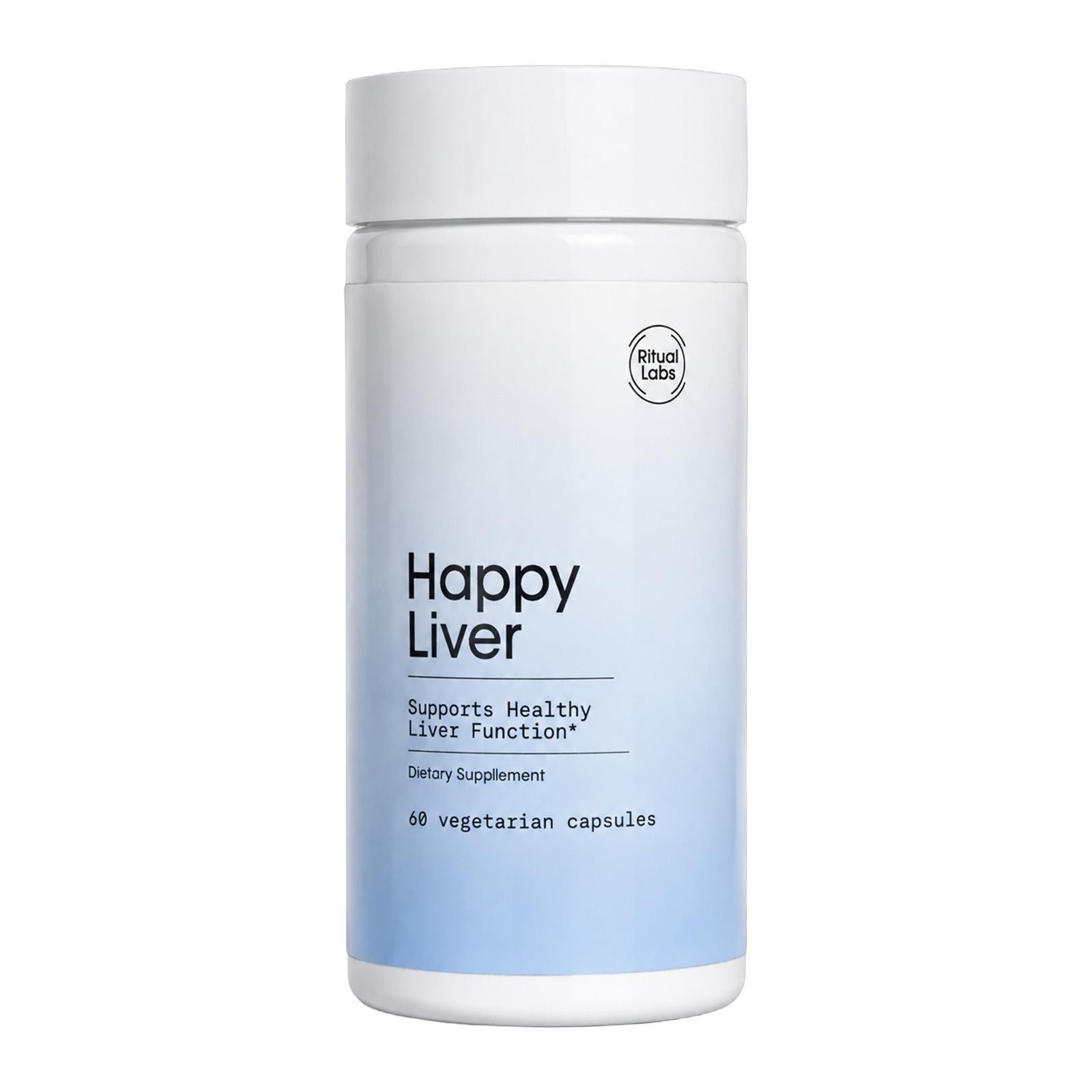 Happy Liver by Ritual Labs 60 Vegetarian Caps Dietary Supplement Healthy Liver