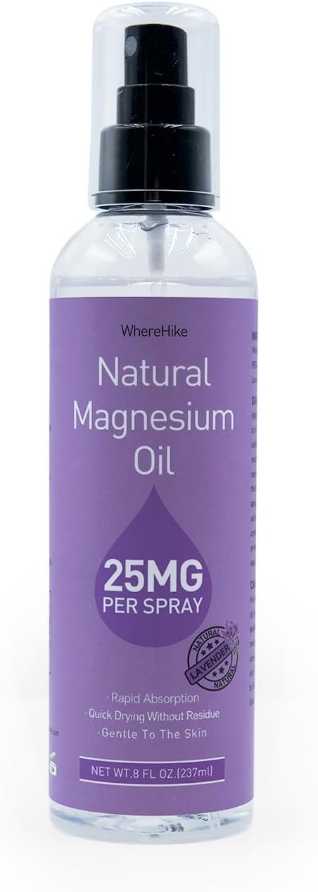 Aceite de Magnesio Spray Corporal Relajación Muscular Sueño Profundo Premium