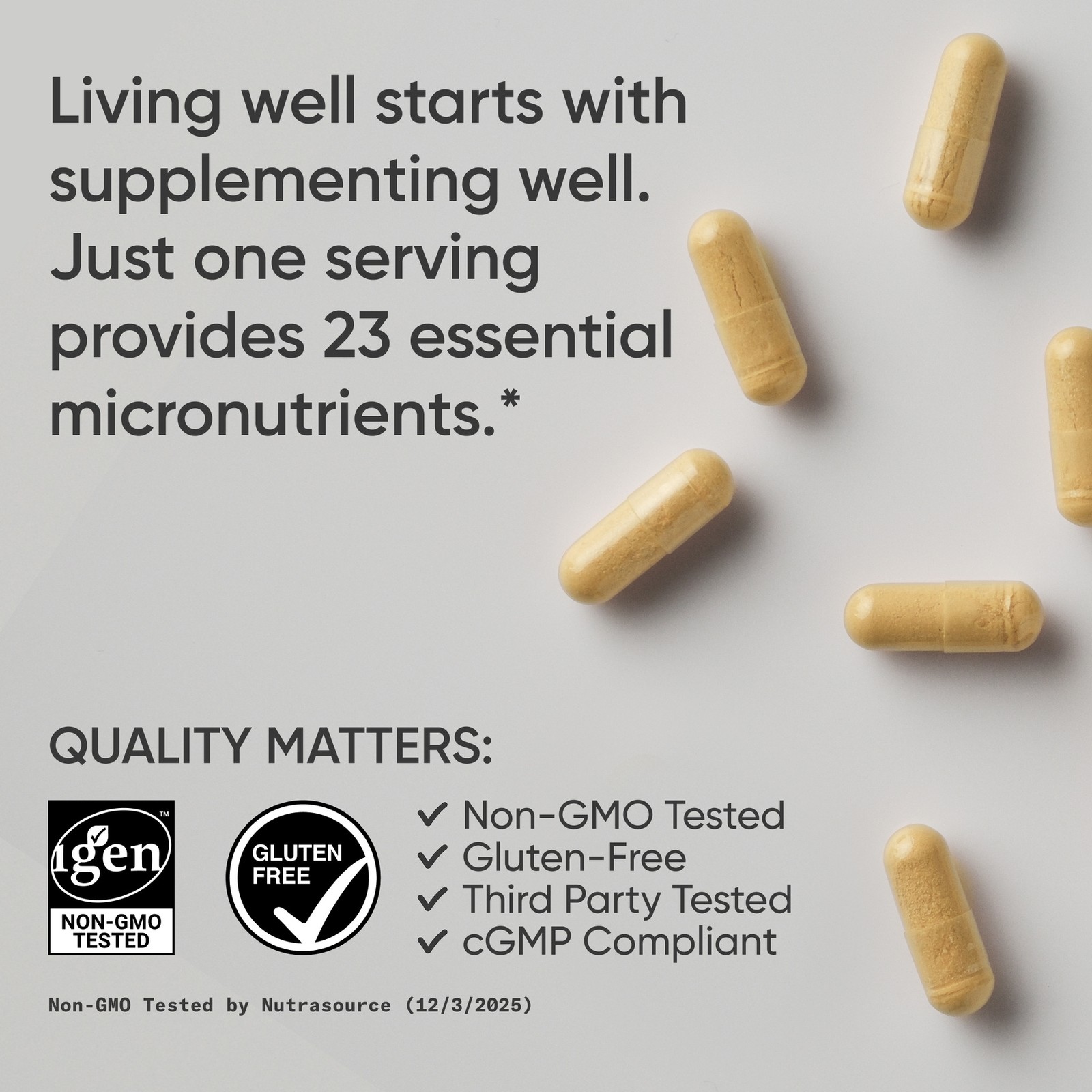 Multivitamin Advanced Formula 23 Essential Vitamins, Minerals CoQ10 Iodine 60 Ct
