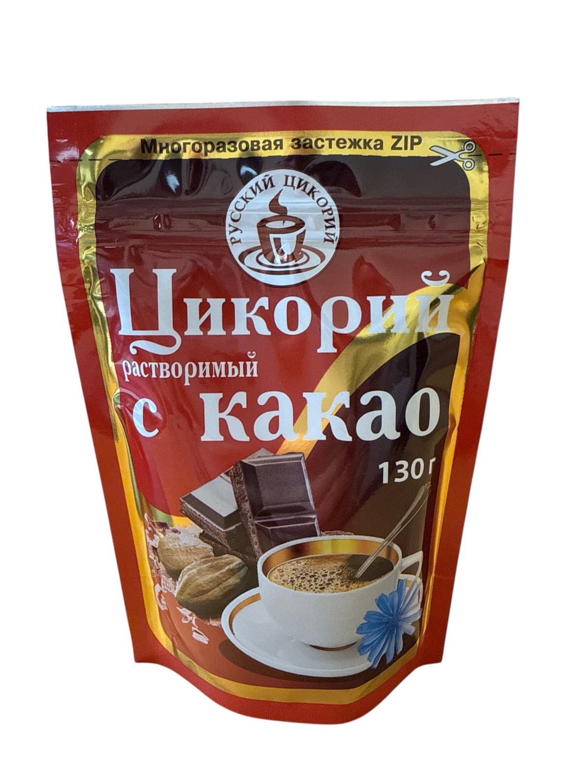 2 x Chicory Instant Powder with Cacao 130 g (Zip) – Natural Coffee Substitute