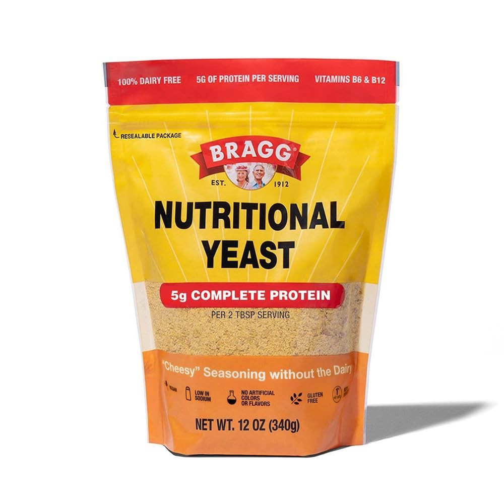 Nutritional Yeast Seasoning Gluten Free Protein Vitamins Flavor