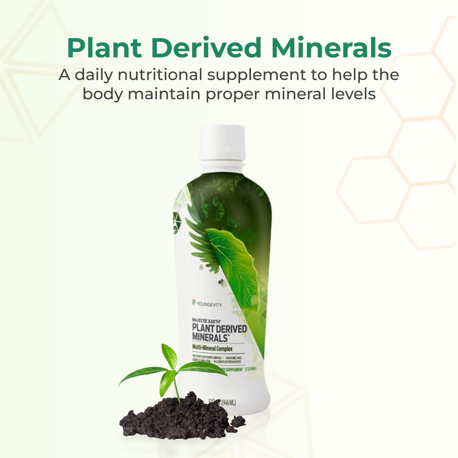 Plant Derived Minerals Multi-Mineral Complex | Liquid Colloidal | 32 Servings