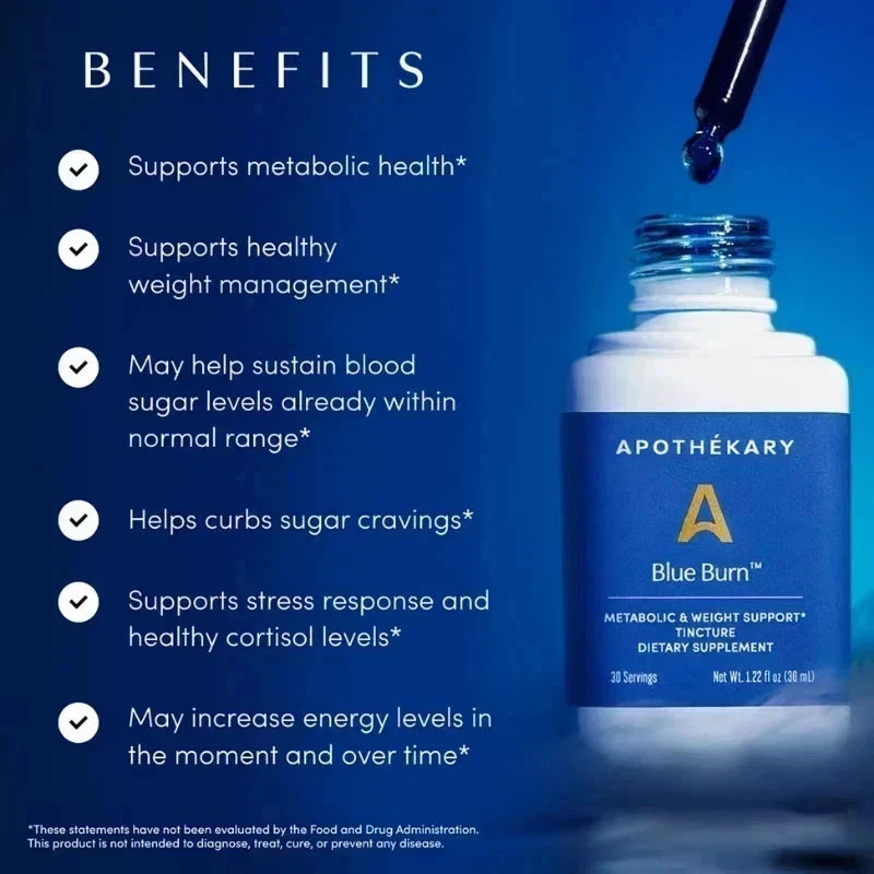 Apothekary Blue Burn: Vegan, Alcohol-Free, USA