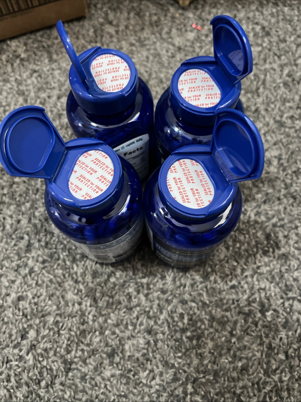 4 Bottle LOT Puritan’s Pride Glucosamine Chondroitin Vitamin D3-160 -320 Caplets