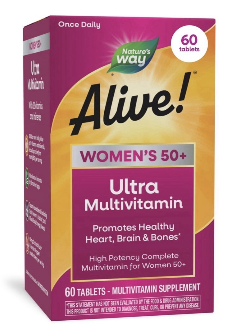 Nature’S Way Alive! Women’S 50+ Ultra Potency Complete Multivitamin..