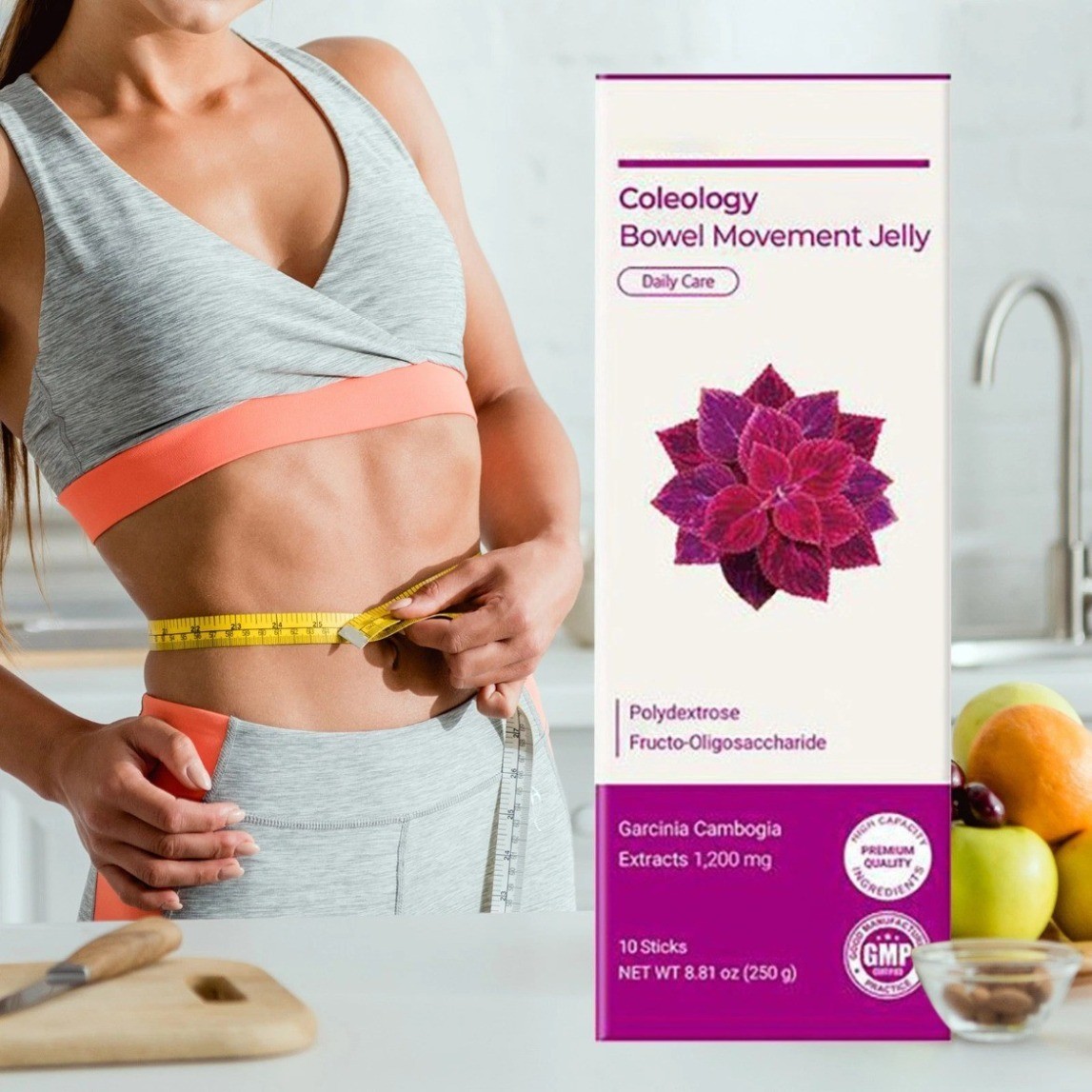 Foodology Coleology Bowel fast Jelly Fiber Garcinia Cambogia 10 Sticks Movement