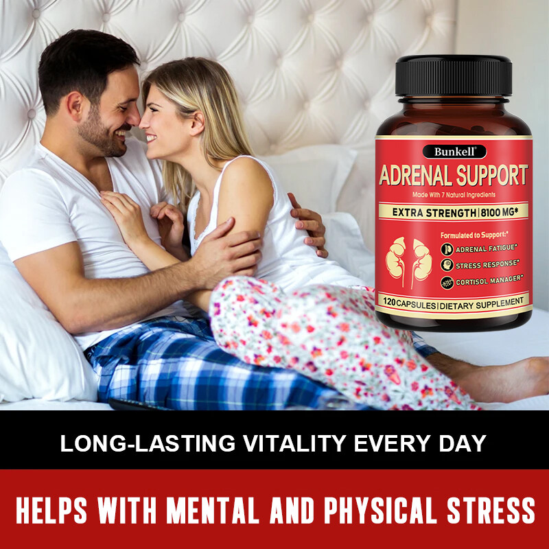Adrenal Support Supplement – Supports Healthy Adrenal Function-30/60/120Capsules