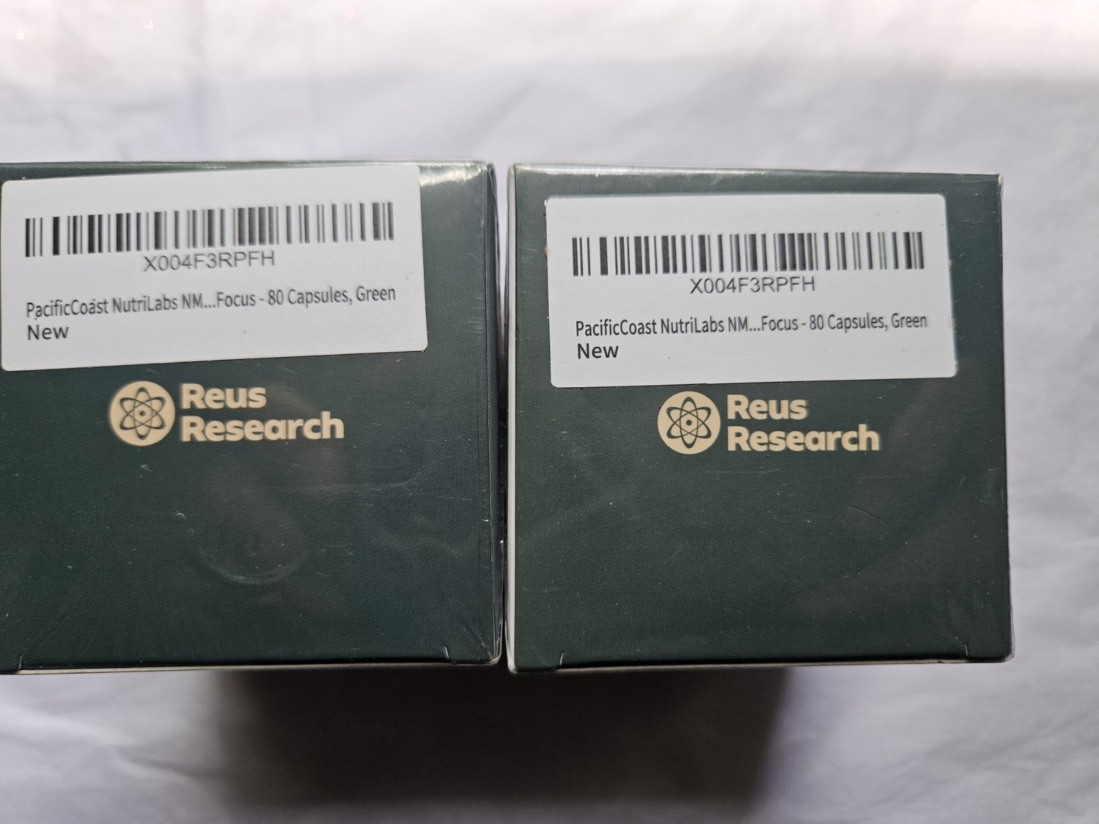 2 PACK Reus Research NAD+ Nicotinamide Riboside Resveratrol AntiAging Supplement