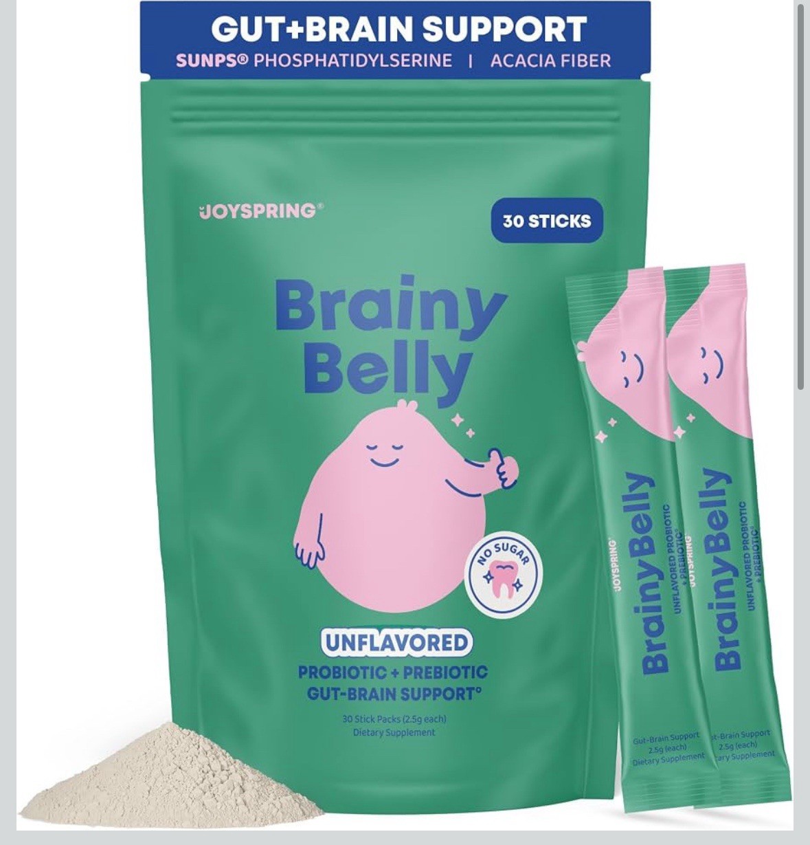JoySpring BrainyBelly Kids Probiotic Brain & Gut Support