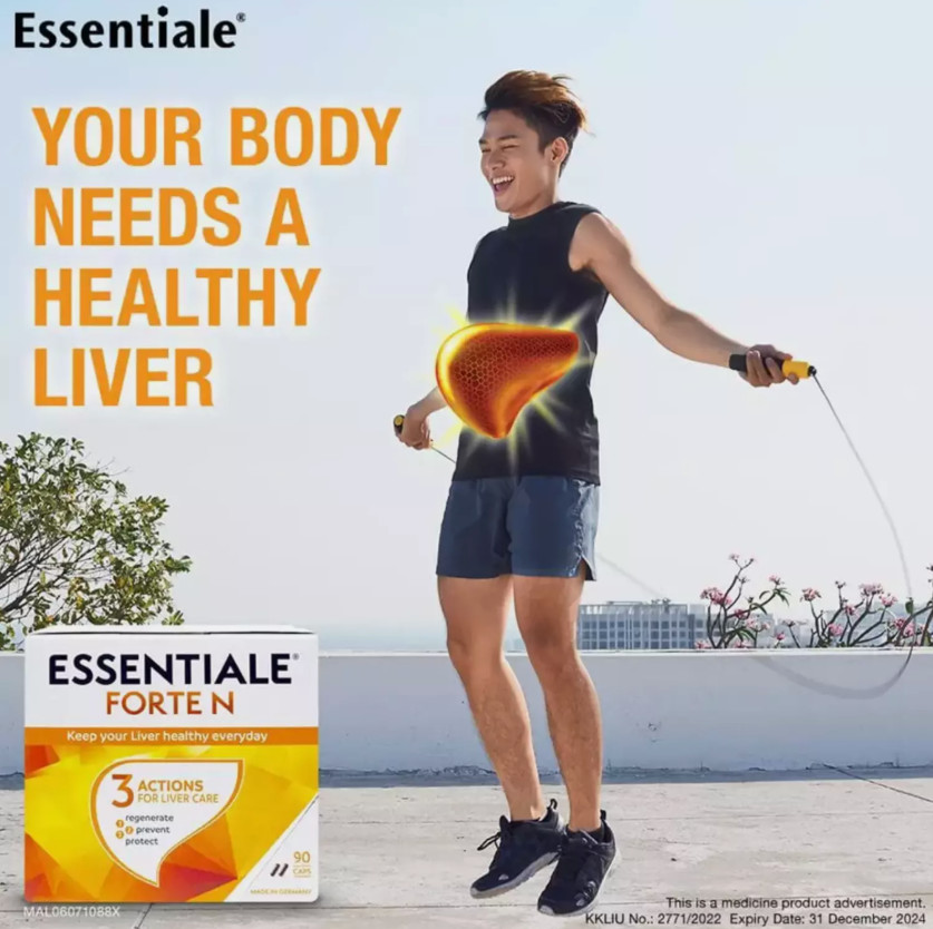 1 X Essentiale Forte N Liver Detox & Liver Tonic Supplement 90s