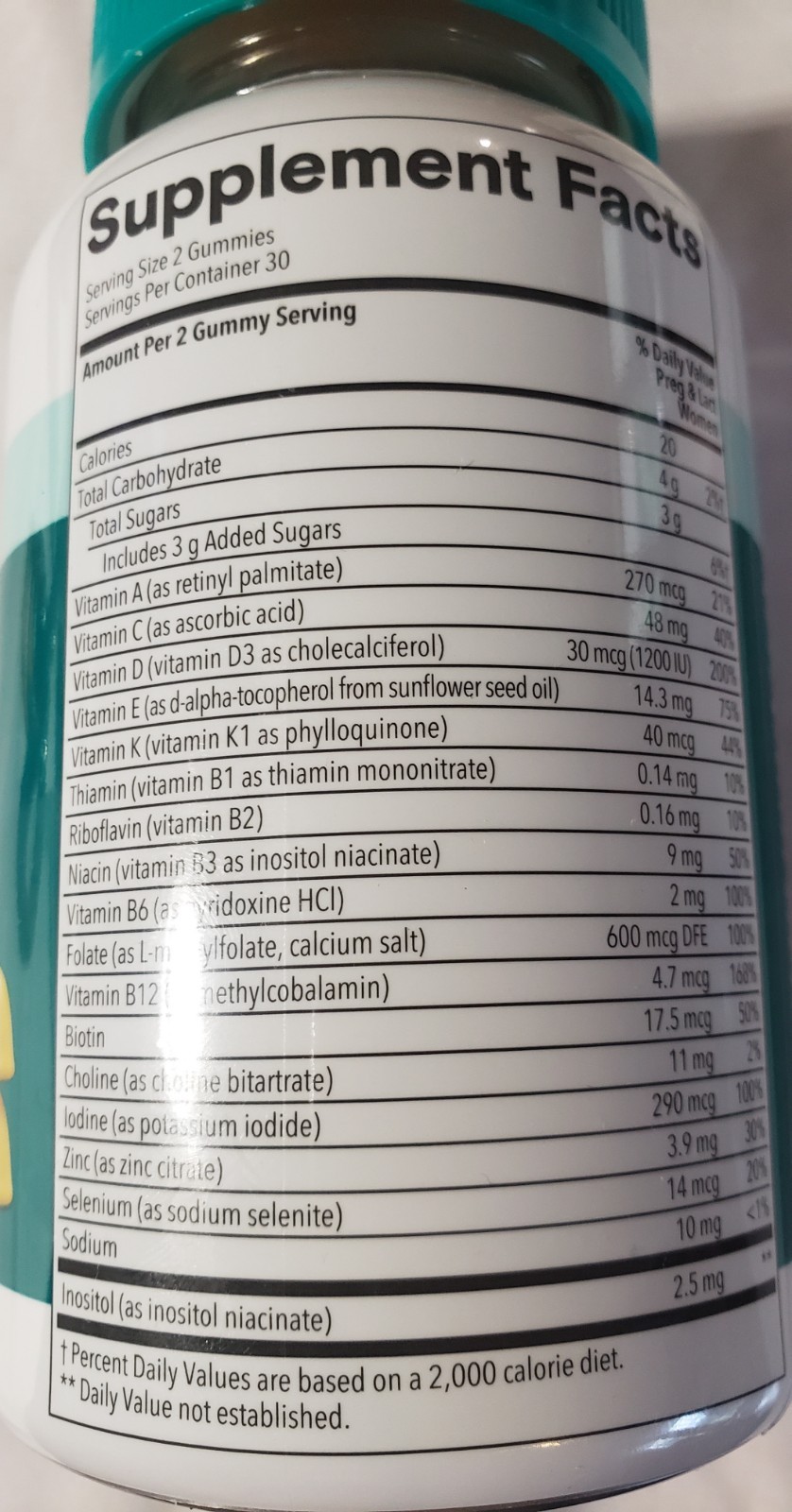 SmartyPants Prenatal & Postnatal Multi Gummies – 60ct Exp: 10/2025