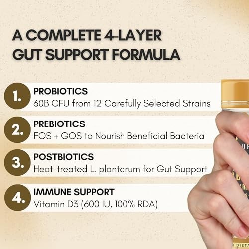 Anupurak Gut Daily Probiotic 60 Billion CFU 120 Capsules 120 Days Free Ship