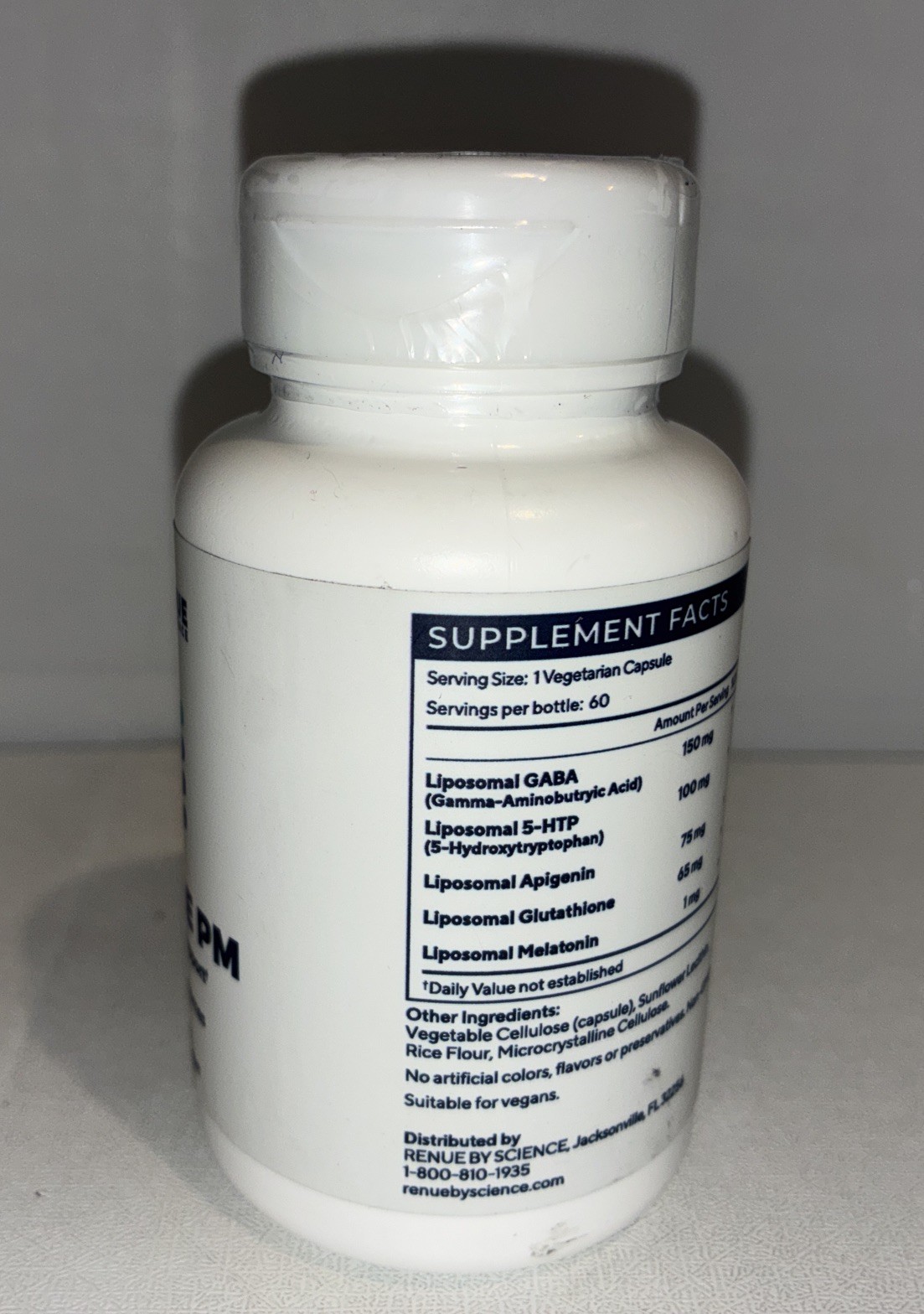 Renue By Science Restore PM Sleep & Stress Support/ Powdered Liposomes 60 Caps
