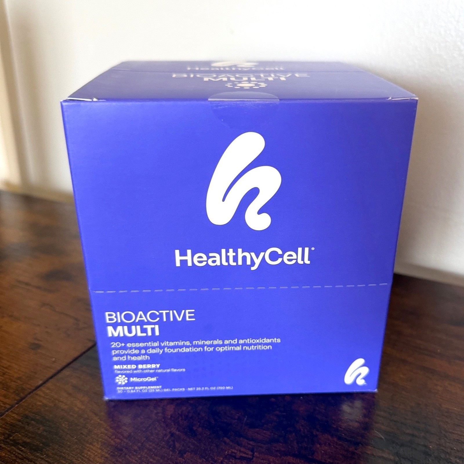 HealthyCell Bioactive Multi Mixed Berry 30 Gel Packs MicroGel Dietary Supplement
