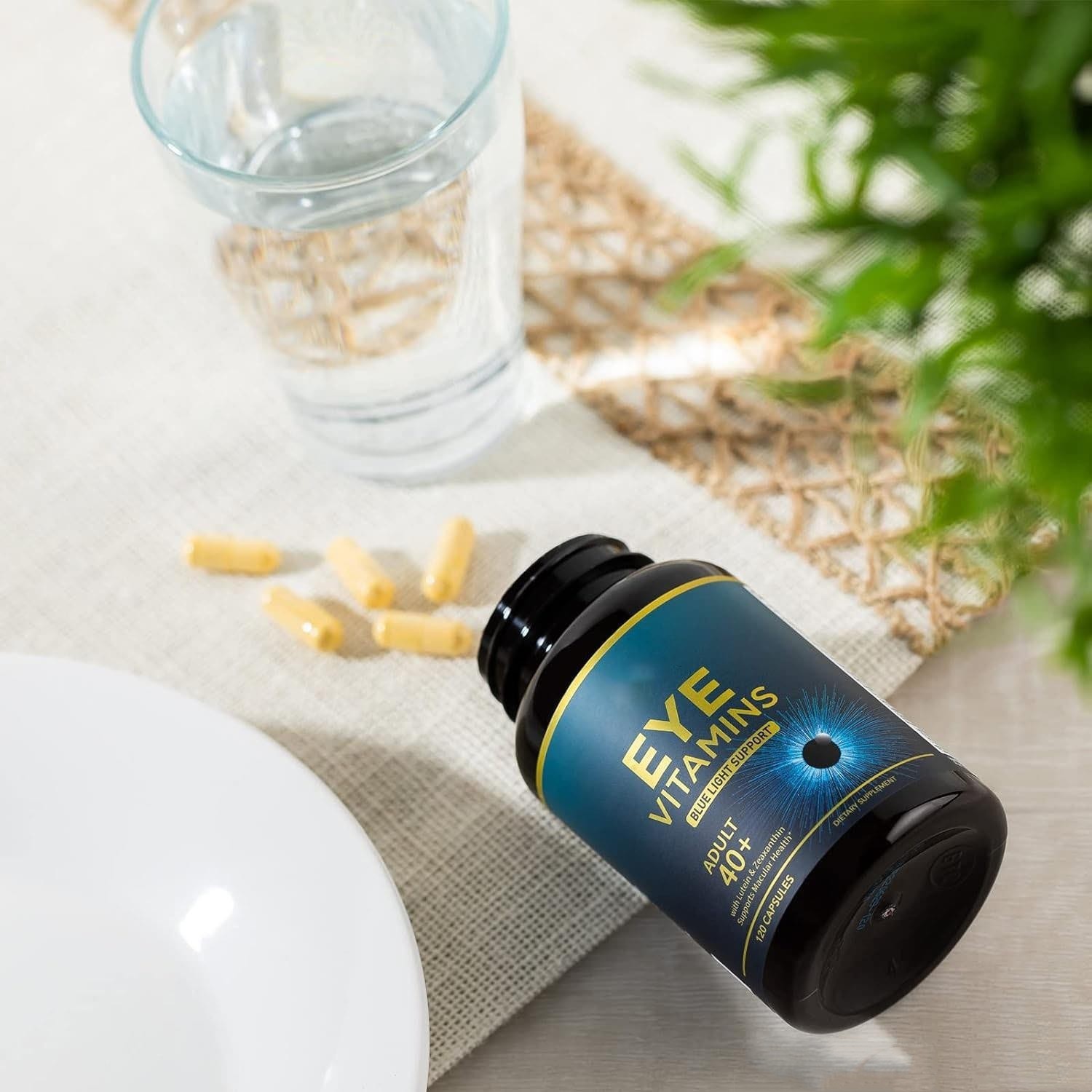 Eye Health Capsules with Zinc, Copper, Vitamins C & E Formula, Lutein Zeaxanthin