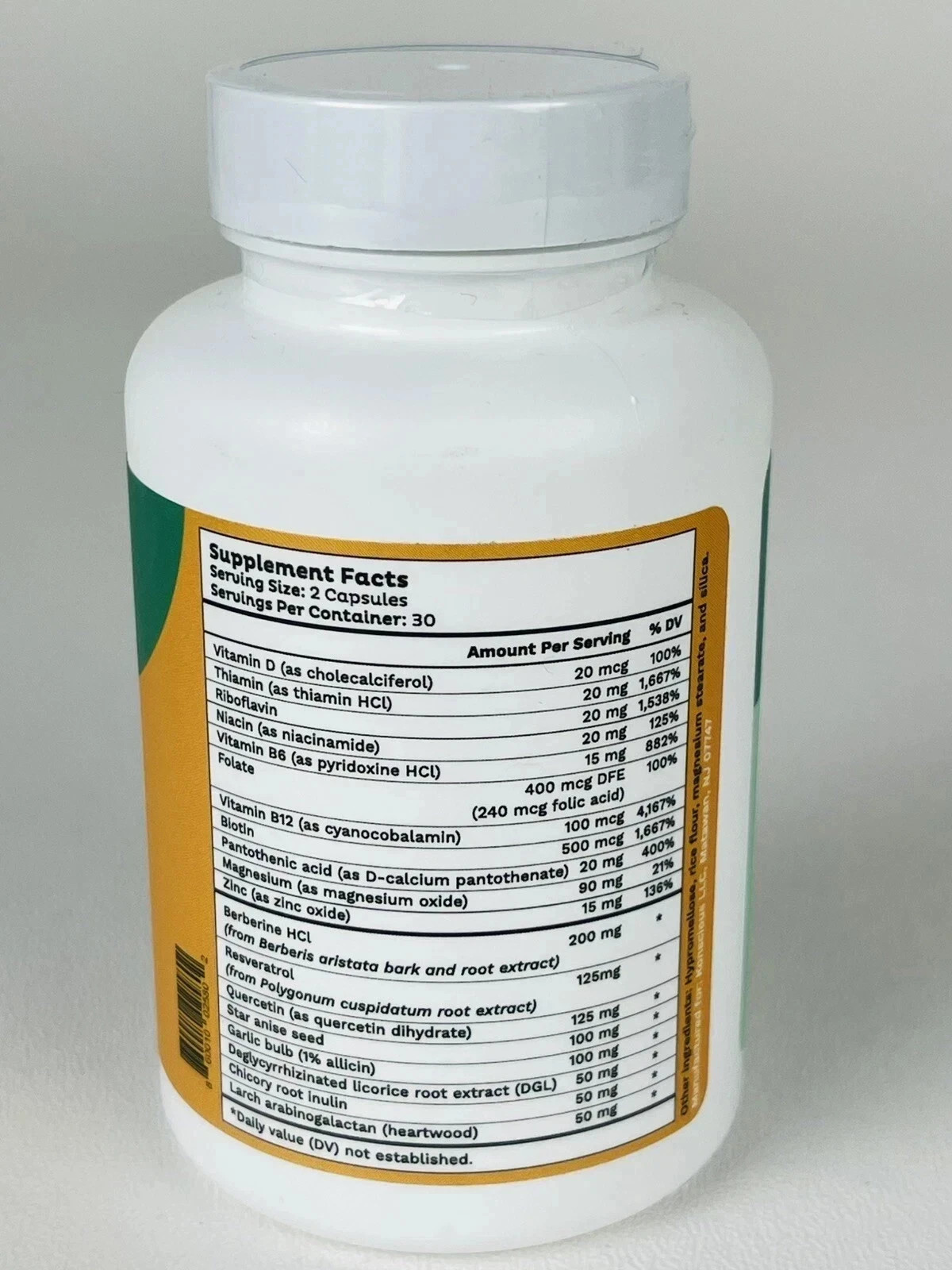 2x Emma Relief Supplement Konsciens Keto for Gut Bloating 60 Capsules