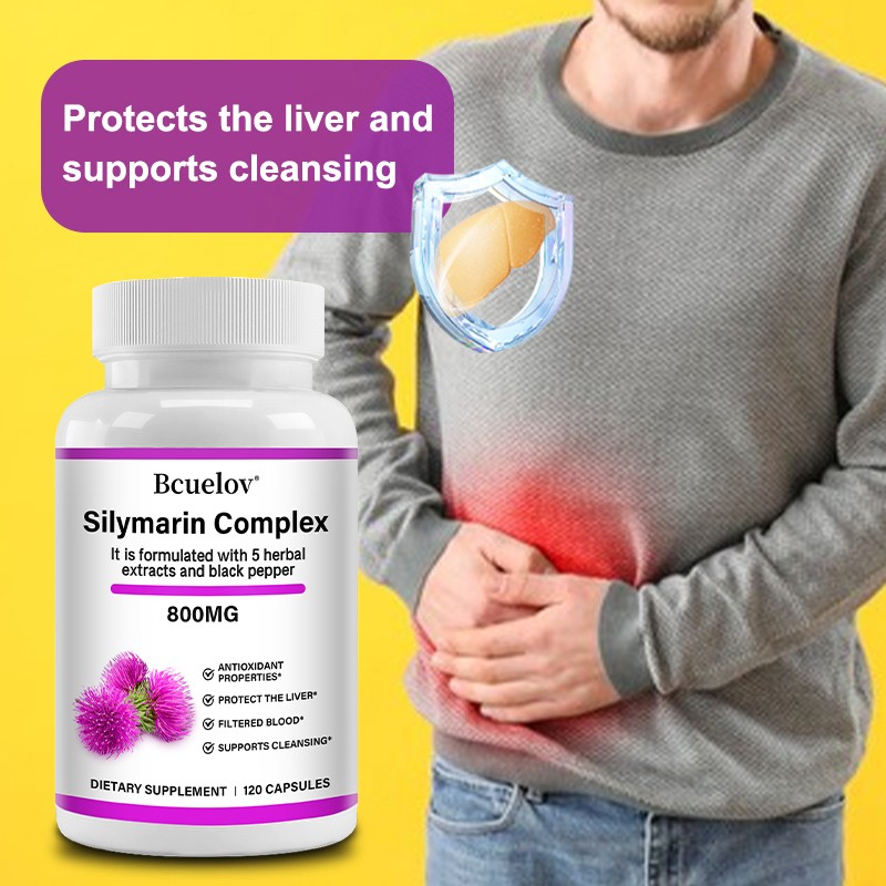 Liver Cleanse Detox Milk Thistle Extracts Silymarin,Artichoke,Dandelion,Turmeric