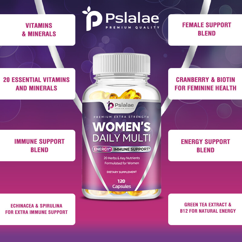 Women’s Daily Multi – Multivitamin & Multimineral Supplement, Immune Support