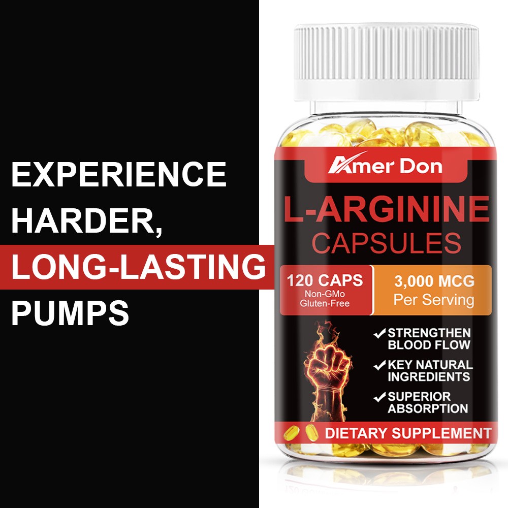 Amer Don L-Arginine 3000 MG, Extra Strength Nitric Oxide & Circulation Boost