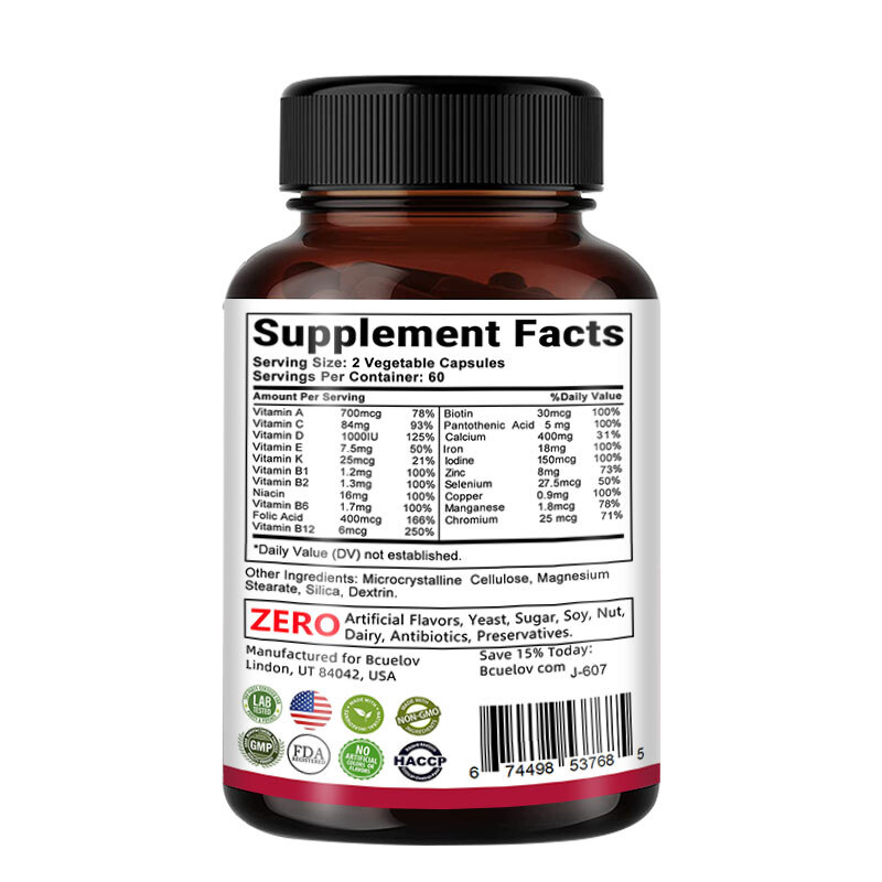 Women’s Daily Multi – Multivitamin & Multimineral Supplement, Immune Support