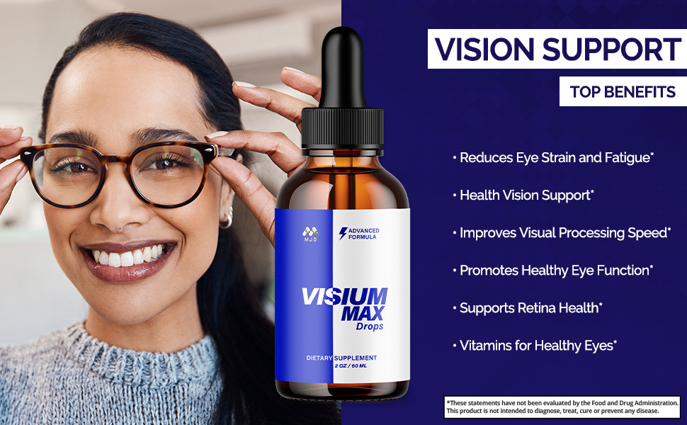 (1 Pack) Visium Max Drops Support for Healthy Eye Function VisiumMax 30 Servings