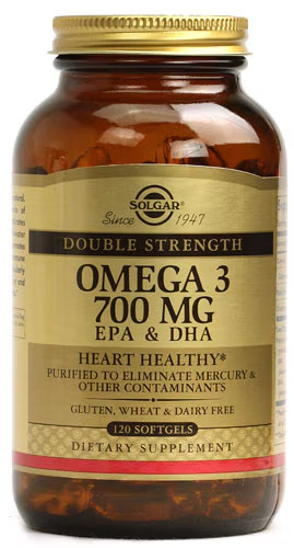 Solgar, Omega-3, EPA & DHA, 120 Softgels Dietary Suppliment Best By Date 08/2026