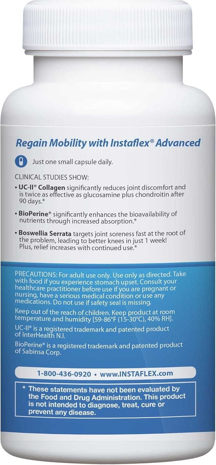 Joint Discomfort Support Supplement – Relief in 7 Days, 14 Count Formula