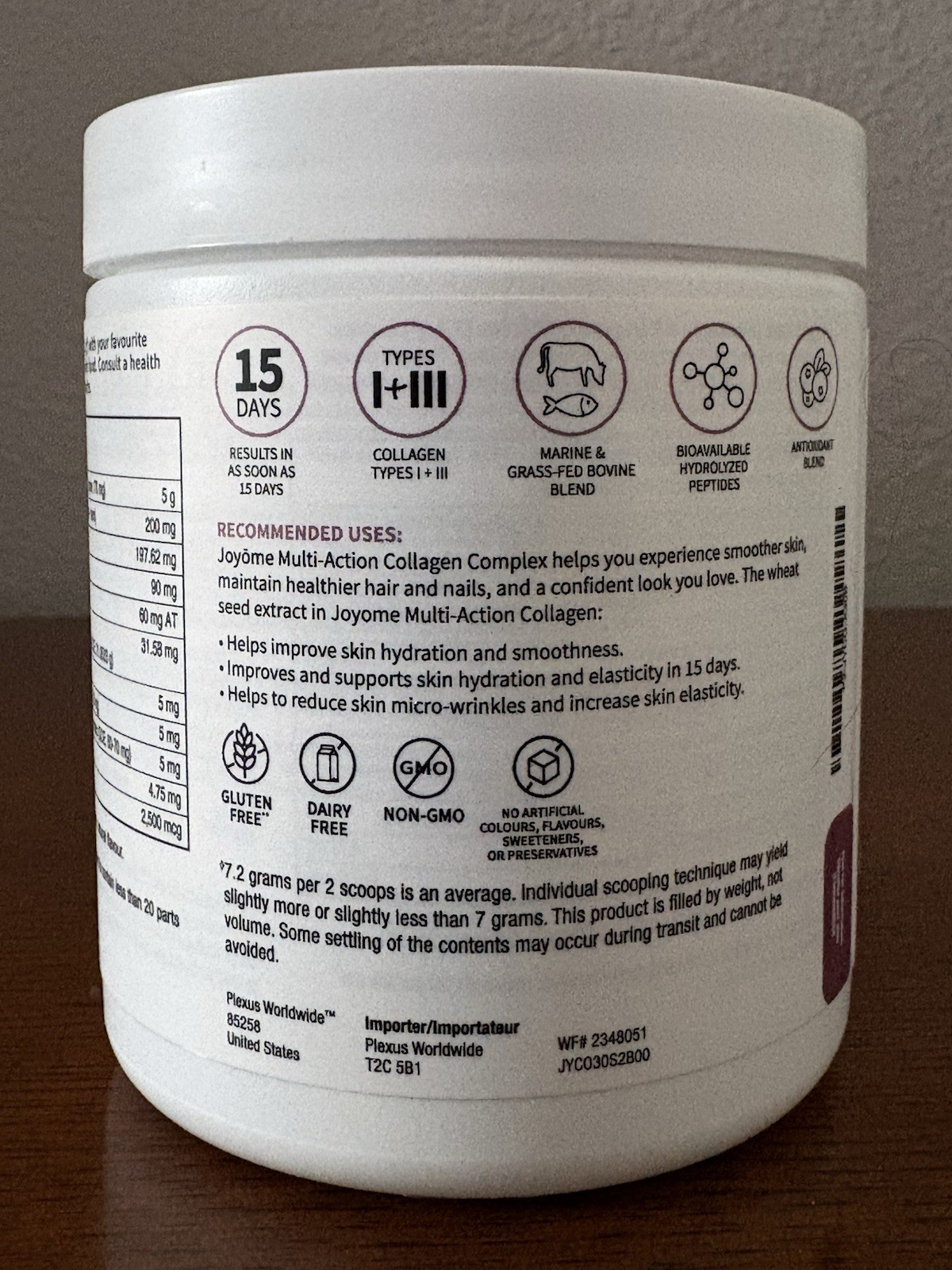 Plexus Joyome Multi-Action Collagen Complex Neutral Flavor 30 Servings EXP 04/27