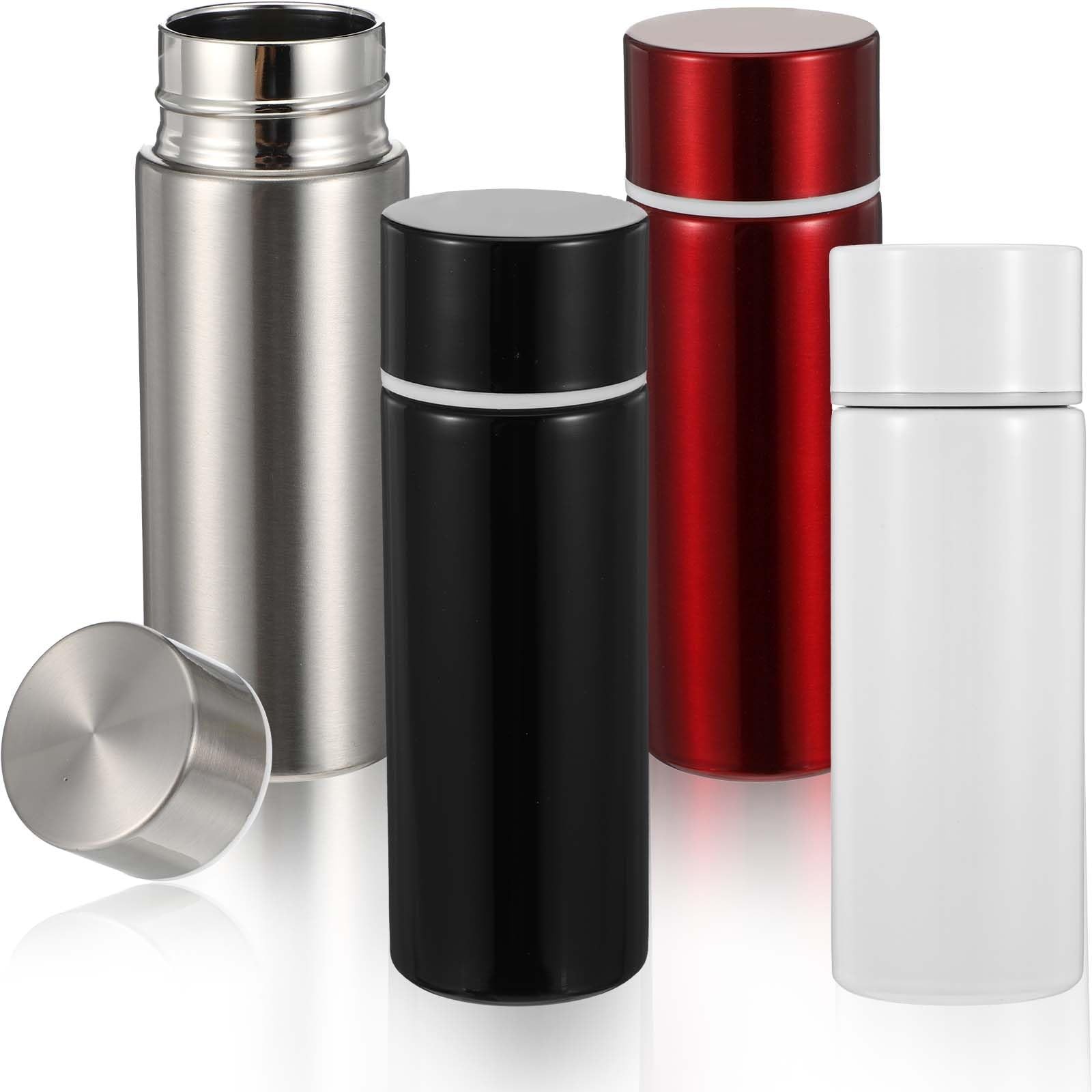 4 Pack Mini Stainless Steel Water Bottle, Insulated Small as show, show