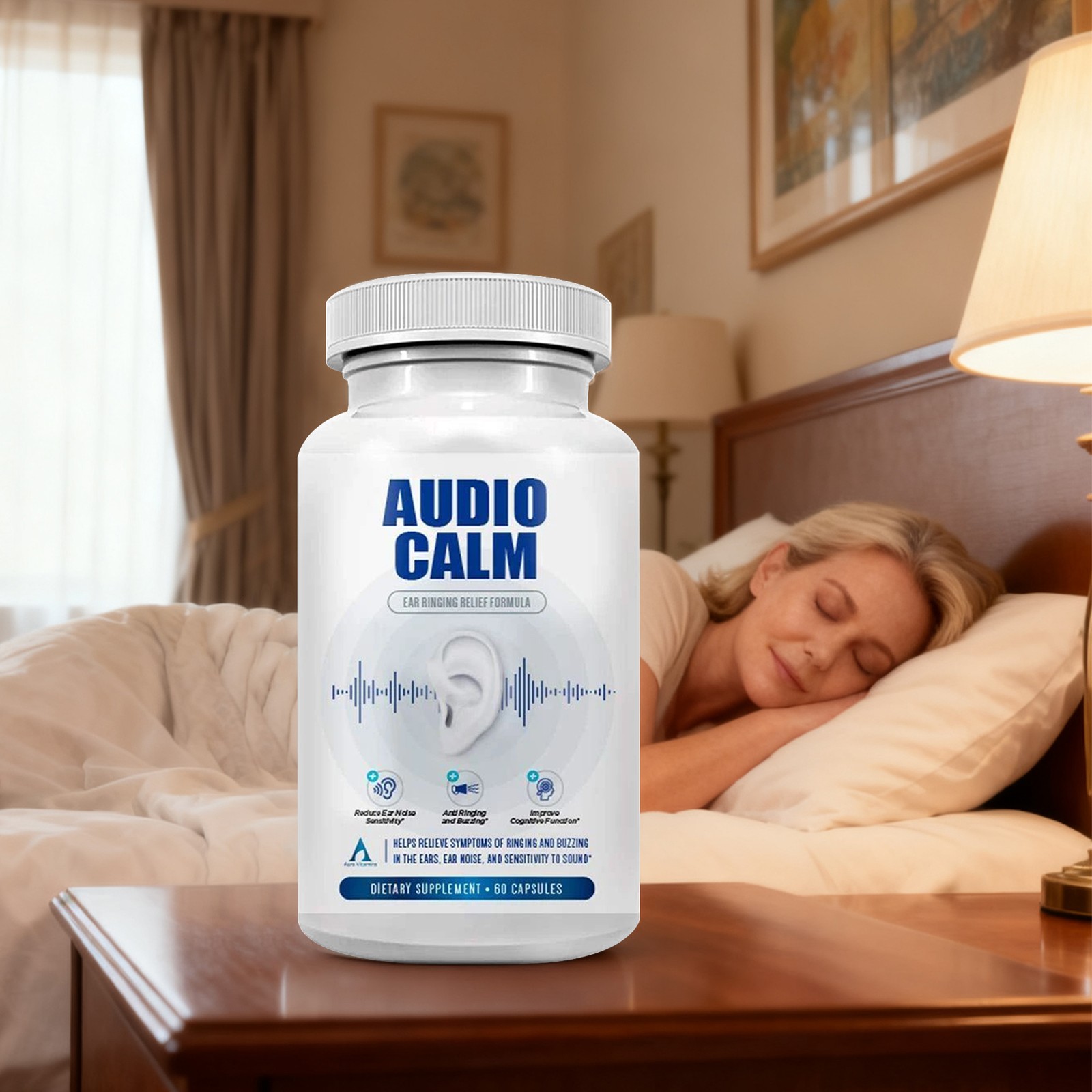 Audio Calm – Tinnitus Support Supplement | Organic Stop Tinnitus Solution – Reli