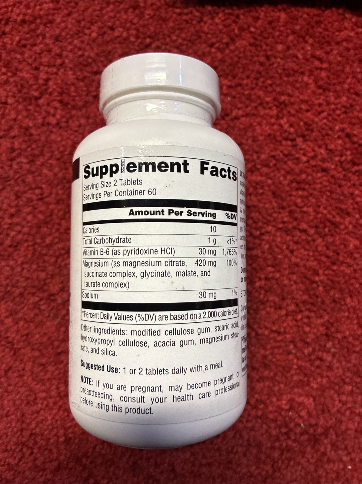 New Source Naturals Ultra-Mag 120 Tabs Exp 12/28