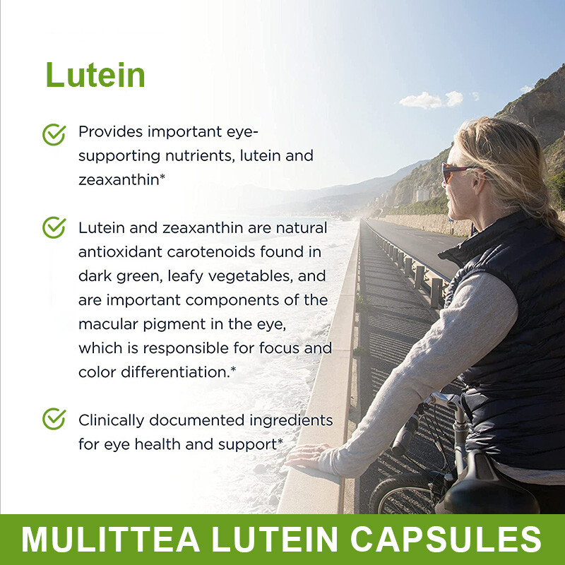 Eye Health Supplement, Lutein & Zeaxanthin, Vision Health, Eye Strain Support 60