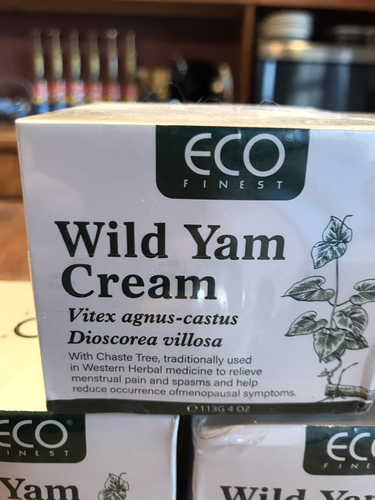 Lot of 5 Eco Finest Wild Yam Cream for Hormone Balance Menopause Hot Flash 20 oz