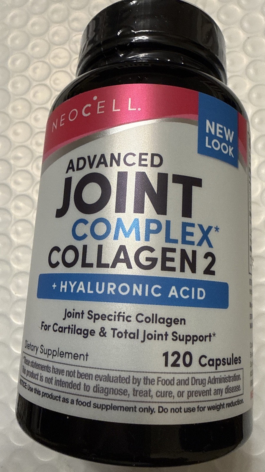 NEOCELL. ADVANCED JOINT COMPLEX. COLLAGEN 2 – EXP 08/26 New 120 Count